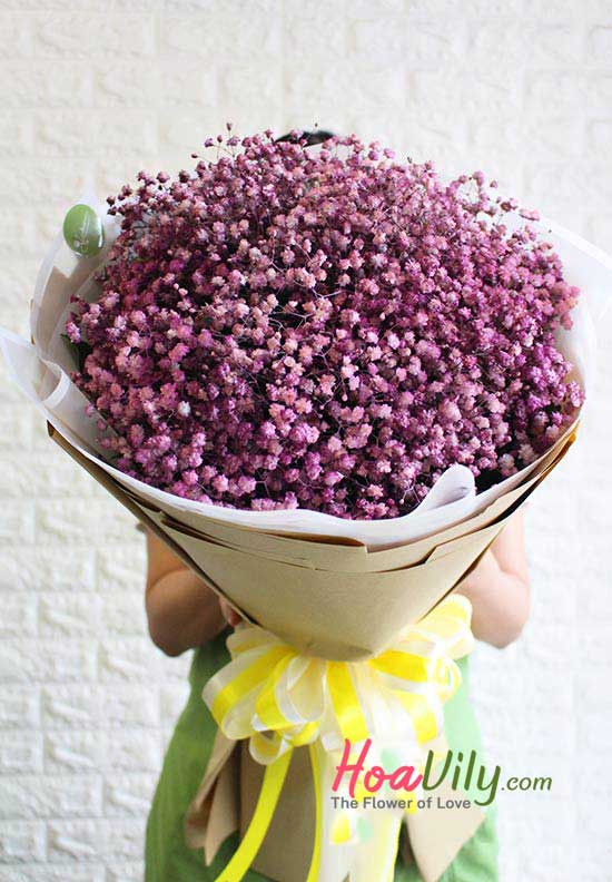 Bó hoa baby hồng đẹp nhất - Hoavily