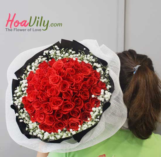 Hoa sinh nhât - Bó hoa lời tỏ tình - hoavily