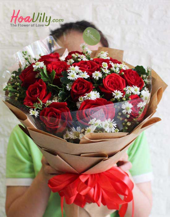 Bó hồng đỏ - Điều huyền bí - Hoavily