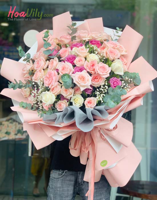  Bó hồng tình thơ