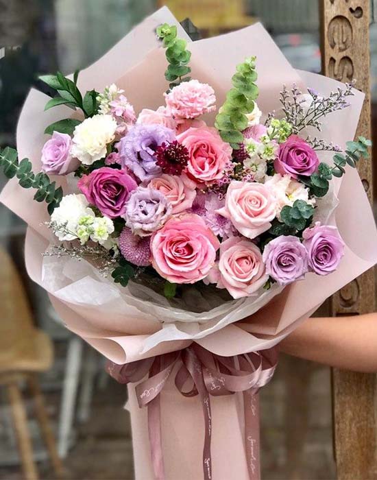 Bó hoa phong cách hiện đại