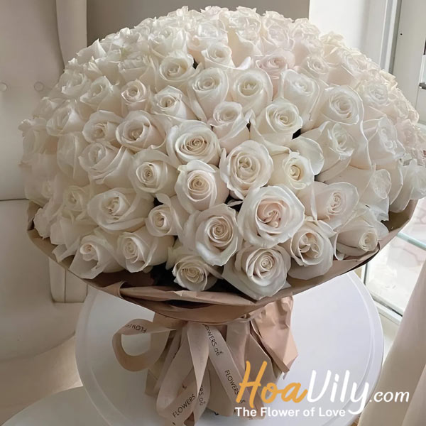 ý nghĩa số lượng hoa hồng trắng