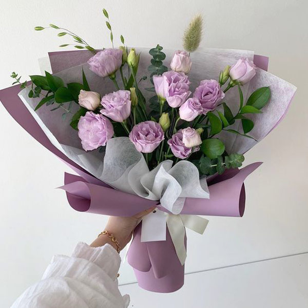 Bó hoa cát tường hồng xinh xắn