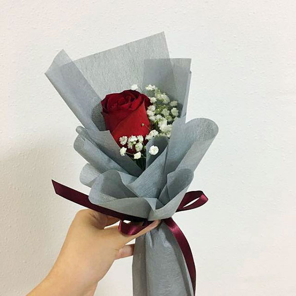 Bó hoa 1 bông hồng