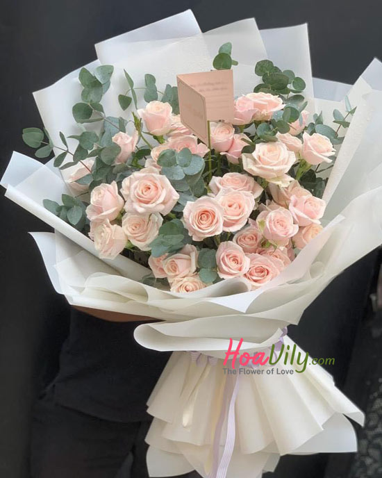 Bó hoa hồng sinh nhật - Chốn yêu