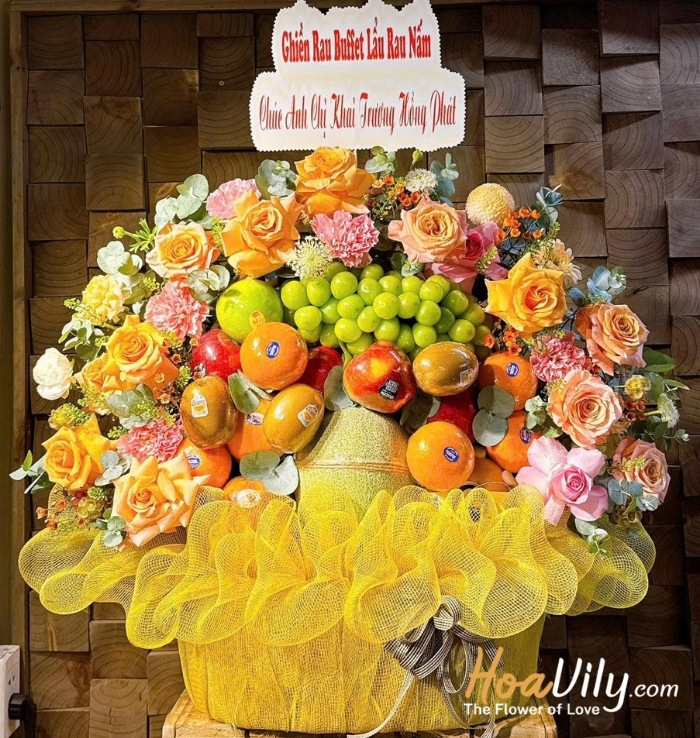 Giỏ trái cây cao cấp - An vui mỗi ngày