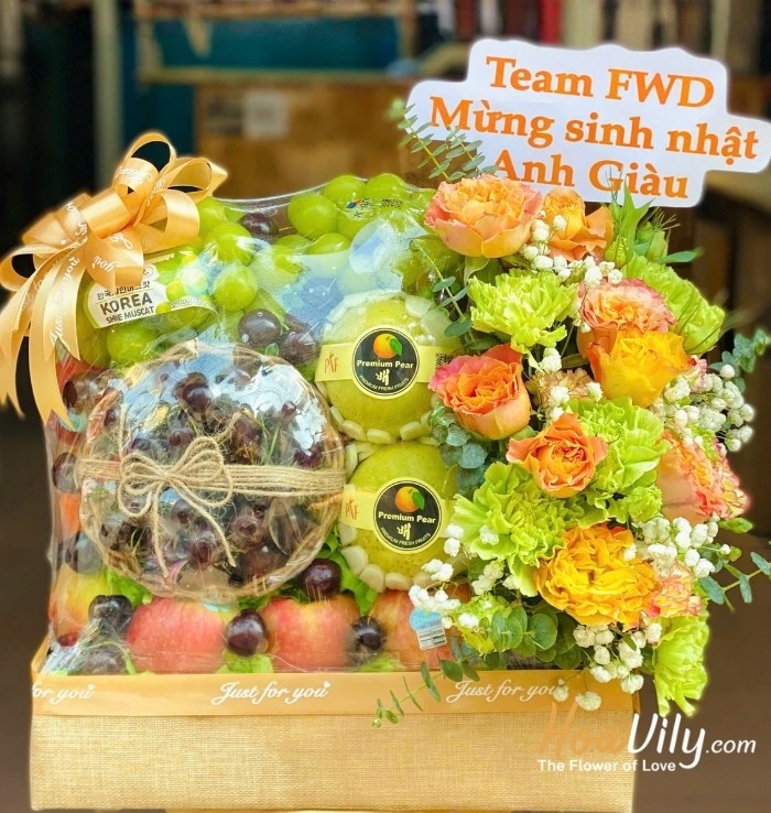 Giỏ trái cây cao cấp - Vượng khí rực rỡ