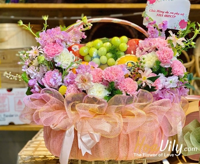 Giỏ trái cây cao cấp - Hạnh phúc viên mãn
