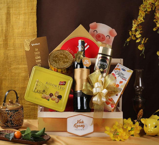 Tặng giỏ quà Tết đẹp cho những người yêu quý
