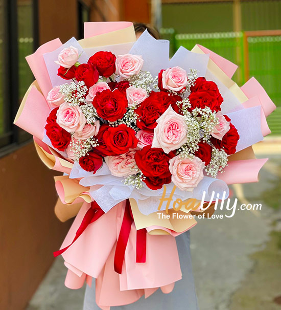 Bó hoa hồng xinh - Mãi luôn yêu em