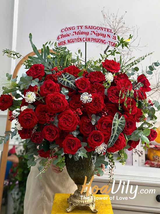 Bình hoa chúc mừng - Lời chúc như ý