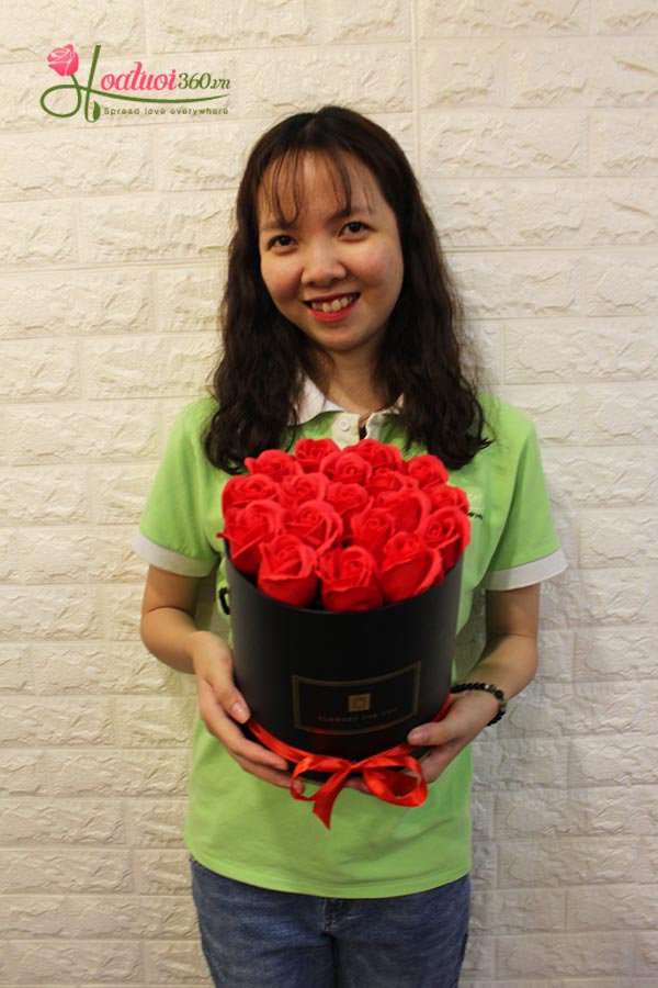 Hoa hồng sáp thơm cao cấp Hoa hồng sáp thơm cao cấp