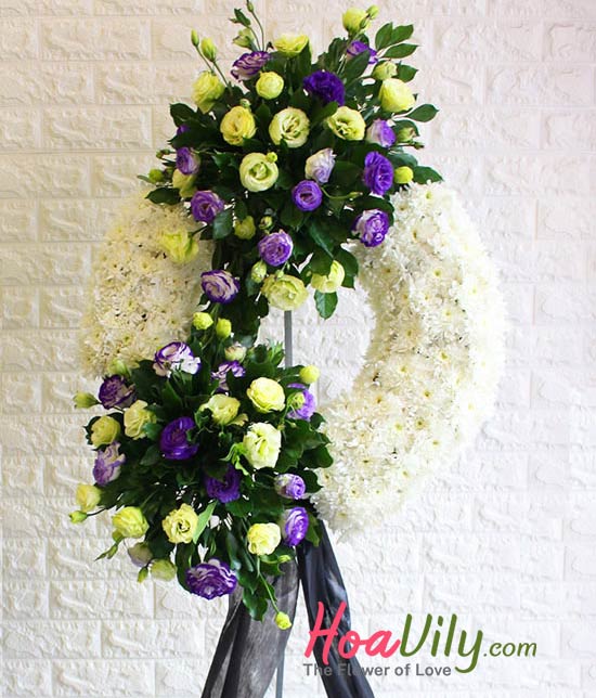 Hoa chia buồn Hàn Quốc tại Hoa Vily cam kết chất lượng, giá rẻ