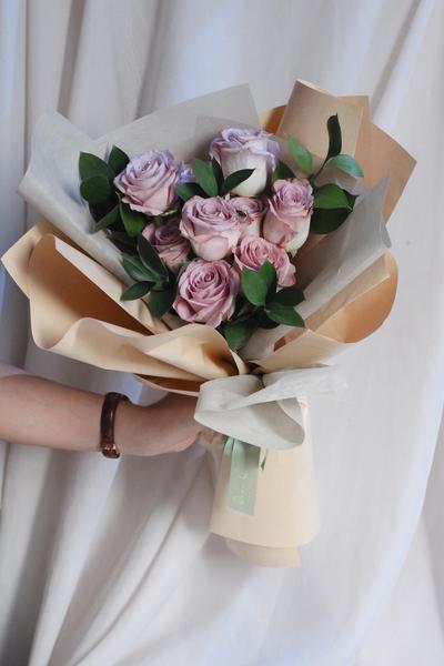 Hoa hồng tím Valentine lãng mạn