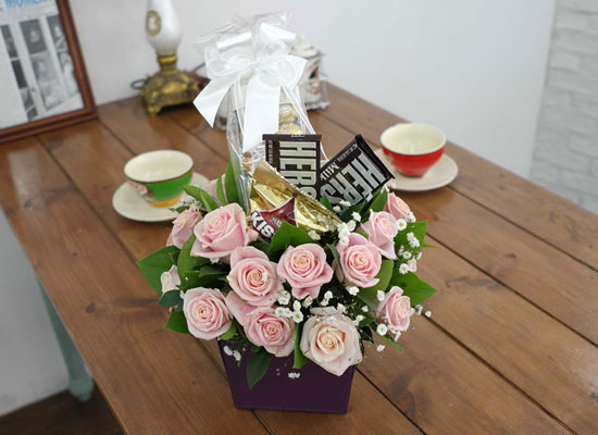 Bó hoa tươi Valentine