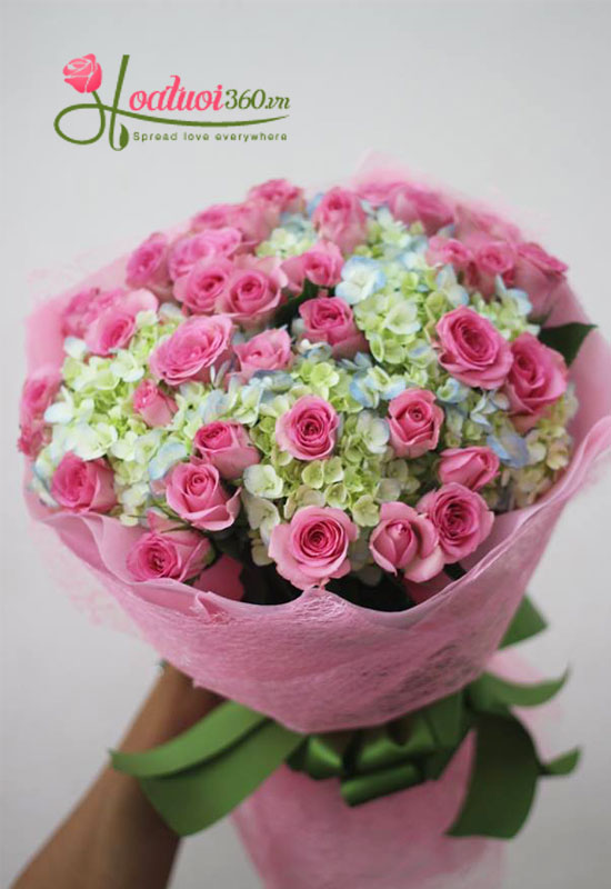 Những đóa hồng dễ thương tặng bạn gái ngày 8/3