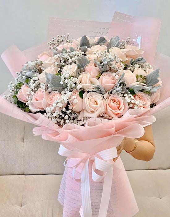 Bó hồng pastel  - Sự sang trọng