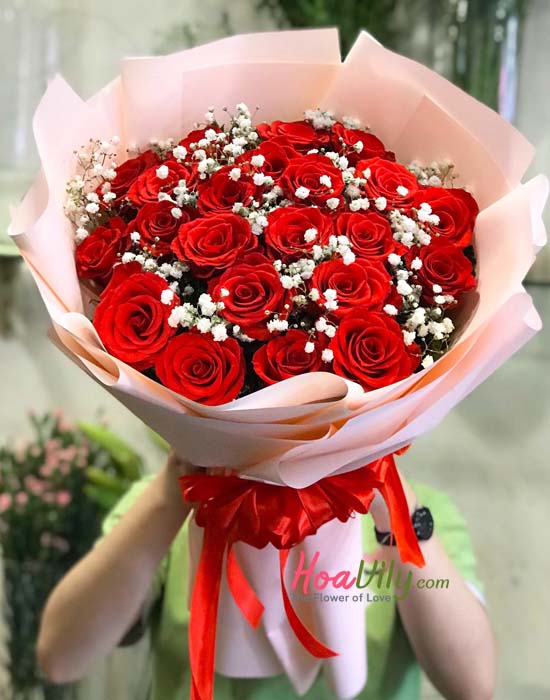 Bó hồng đỏ - Đắm say