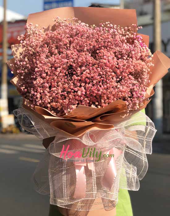 Bó baby hồng - Ngọt ngào