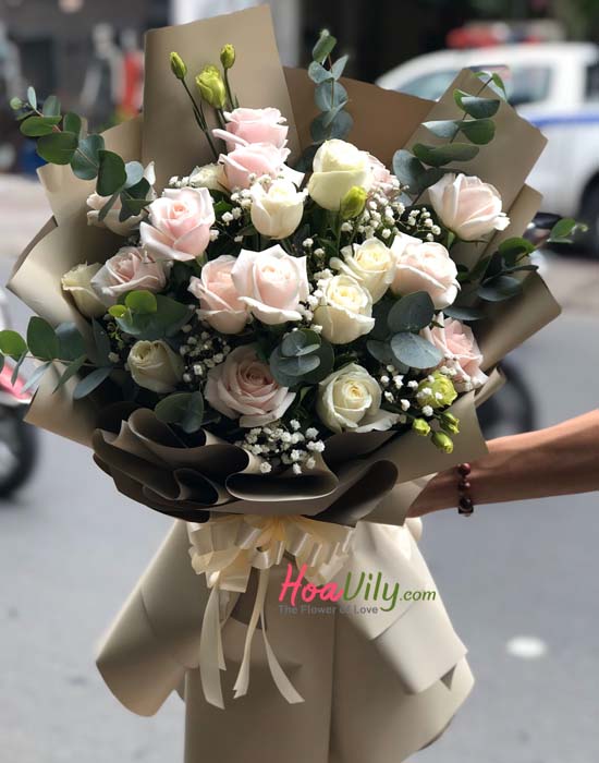 Bó hoa tươi đẹp - Nụ cười của em