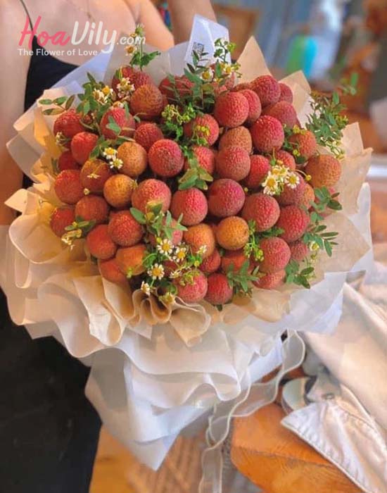 Bó hoa vải thiều - Dịu mát