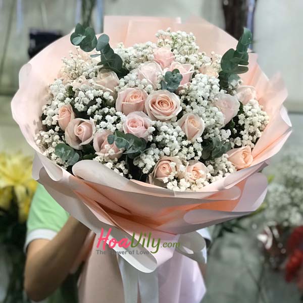 Bó hồng Pastel - Tâm tư của anh