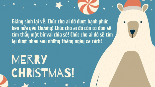 Thiệp hoa giáng sinh dành tặng người yêu lời chúc giáng sinh tốt lành