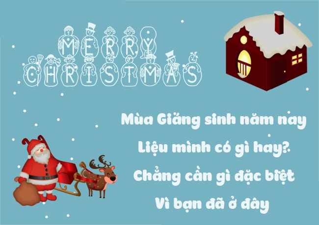 thiệp noel tặng bạn bè