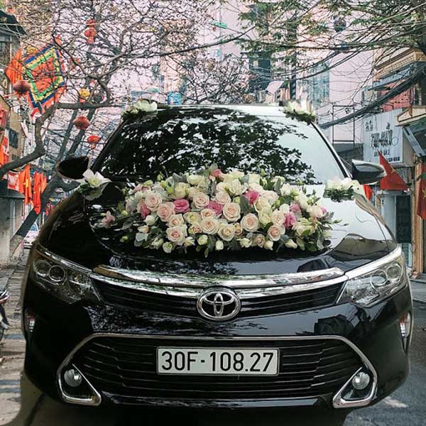 Trang trí xe hoa cưới 2020